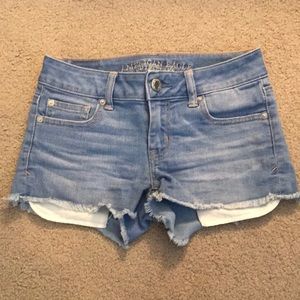 american eagle shorts size 0